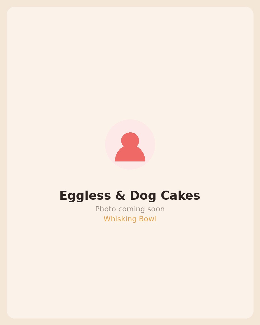 Eggless and dog-friendly bakes